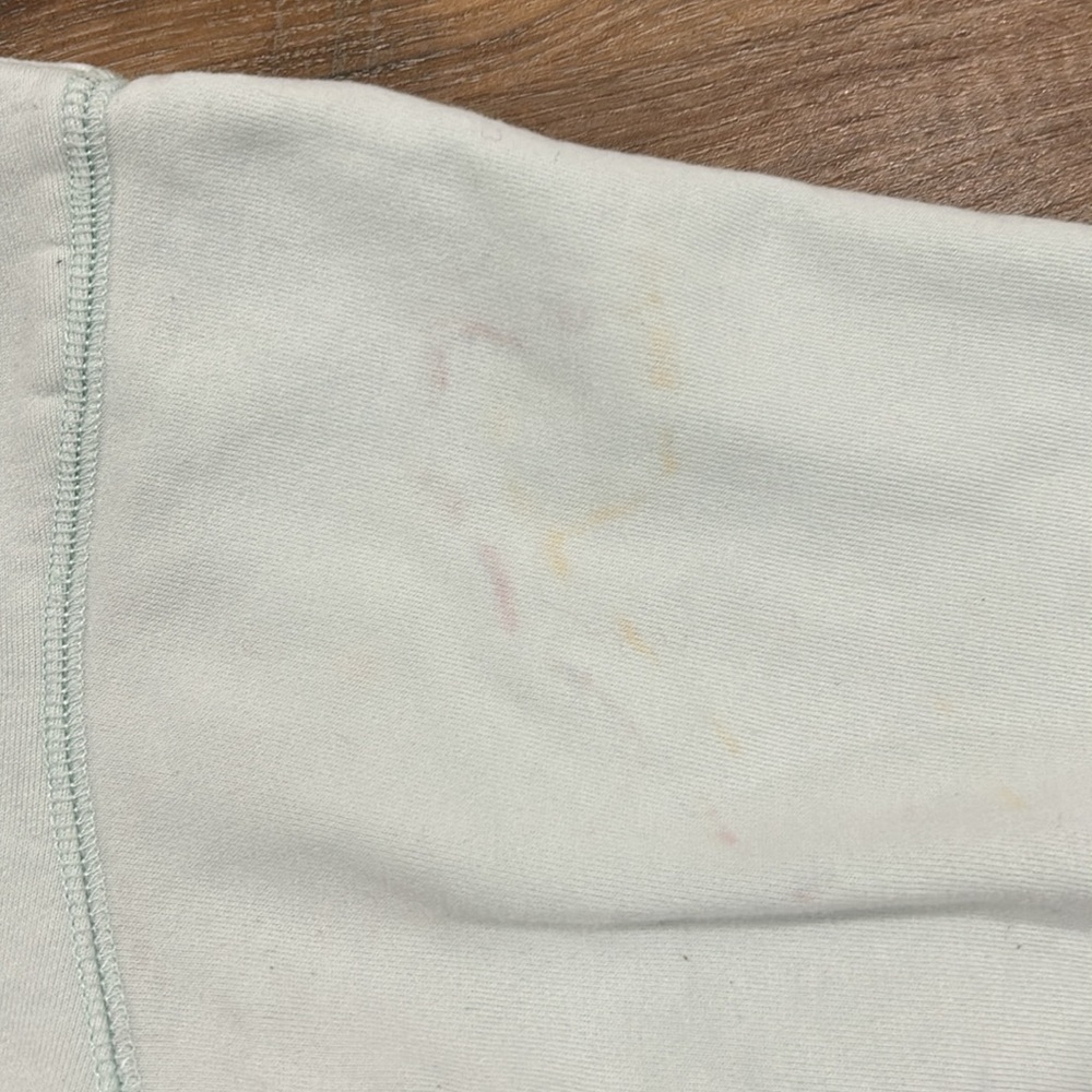 teddy fresh classic fleece cut off crewneck, size S. Pale green - Picture 9 of 15